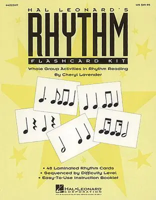 Súprava flash kariet Rytmus od Hal Leonard - Hal Leonard's Rhythm Flashcard Kit