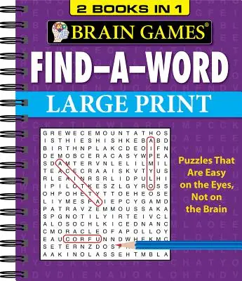 Hry na mozog - 2 knihy v 1 - Nájdi slovo - Brain Games - 2 Books in 1 - Find-A-Word