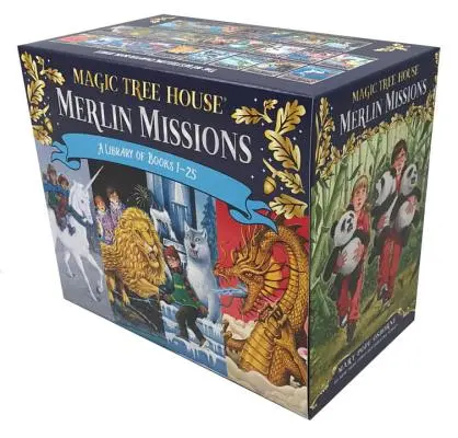 Domček na čarovnom strome Merlinove misie Knihy 1-25 v škatuli - Magic Tree House Merlin Missions Books 1-25 Boxed Set