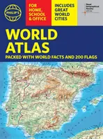 Philip's RGS World Atlas (A4) - so svetovými mestami, faktami a vlajkami - Philip's RGS World Atlas (A4) - with Global Cities, Facts and Flags