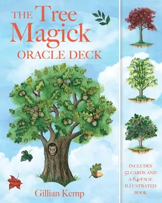 Stromový magický veštecký balíček - obsahuje 52 kariet a 64-stranovú ilustrovanú knihu - Tree Magick Oracle Deck - Includes 52 Cards and a 64-Page Illustrated Book