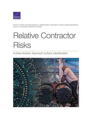 Relatívne riziká dodávateľov: Dáta a analytický prístup k včasnej identifikácii - Relative Contractor Risks: A Data-Analytic Approach to Early Identification