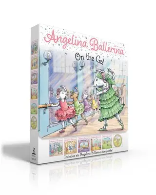 Angelina Balerína na cestách!: Angelina Ballerina v baletnej škole; Angelina Ballerina sa oblieka; Veľké sny!; Stredná scéna; Deň rodinnej zábavy; Zoznámte sa s An - Angelina Ballerina on the Go!: Angelina Ballerina at Ballet School; Angelina Ballerina Dresses Up; Big Dreams!; Center Stage; Family Fun Day; Meet An