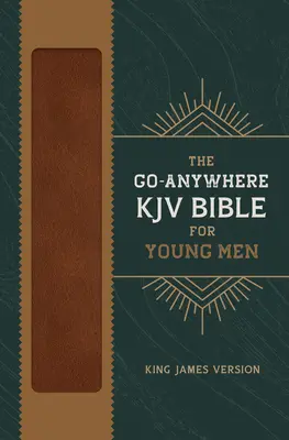 Biblia KJV pre mladých mužov [Drevený gaštan] - The Go-Anywhere KJV Bible for Young Men [Woodgrain Chestnut]