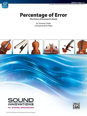 Percento chyby: The Prince of Denmark March, Conductor Score & Parts - Percentage of Error: The Prince of Denmark March, Conductor Score & Parts