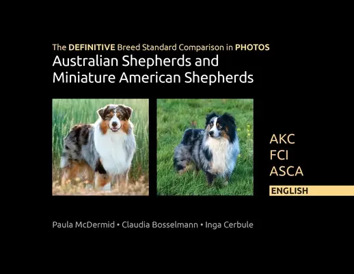 DEFINITÍVNE porovnanie štandardov plemien vo FOTOGRAFIÁCH pre austrálskych ovčiakov a miniatúrnych amerických ovčiakov: Akc, Fci, Asca. Anglický - The DEFINITIVE Breed Standard Comparison in PHOTOS for Australian Shepherds and Miniature American Shepherds: Akc, Fci, Asca. English