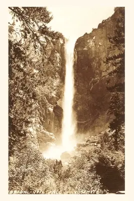 Vintage Journal Vodopády Bridal Veil, Yosemity - The Vintage Journal Bridal Veil Falls, Yosemite