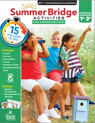 Letné aktivity premostenia Španielčina 1-2, ročníky 1 - 2 - Summer Bridge Activities Spanish 1-2, Grades 1 - 2