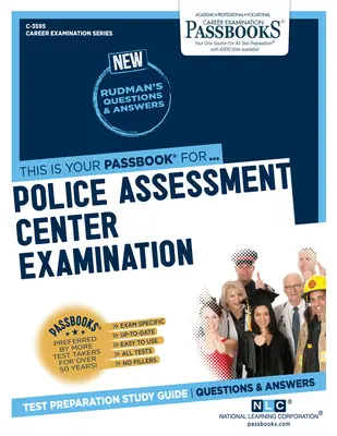 Skúška pre policajné hodnotiace centrum (C-3595): Študijná príručka k zošitom zväzok 3595 - Police Assessment Center Examination (C-3595): Passbooks Study Guidevolume 3595