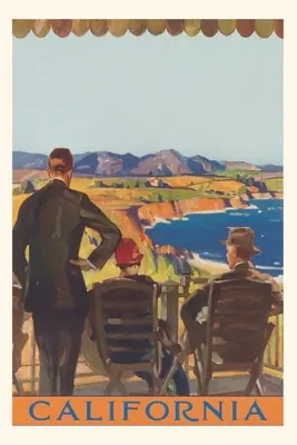 Vintage Journal Ľudia na palube s výhľadom na pobrežie - The Vintage Journal People on Deck over looking Coast