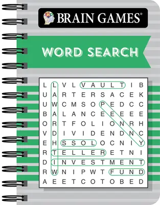 Hry na mozog Mini - Hľadanie slov (zelené) - Brain Games Mini - Word Search (Green)