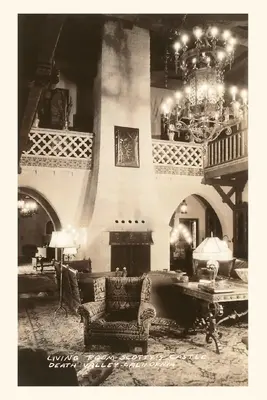 Vintage Journal Interiér, Scottyho hrad, Údolie smrti - The Vintage Journal Interior, Scotty's Castle, Death Valley