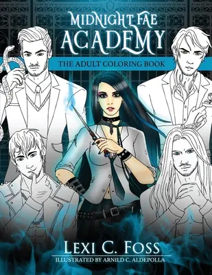 Polnočná fae akadémia Omaľovánky - Midnight Fae Academy Coloring Book