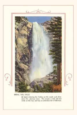 Vintage Journal Vodopády Bridal Veil, Yosemity - The Vintage Journal Bridal Veil Falls, Yosemite