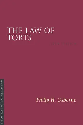 Právo deliktov, 6/E - The Law of Torts, 6/E