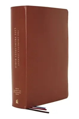 Nasb, Charles F. Stanley Life Principles Bible, 2nd Edition, Genuine Leather, Brown, Thumb Indexed, Comfort Print: Svätá Biblia, New American Standard B - Nasb, Charles F. Stanley Life Principles Bible, 2nd Edition, Genuine Leather, Brown, Thumb Indexed, Comfort Print: Holy Bible, New American Standard B