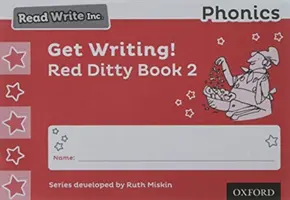 Read Write Inc. Phonics: Get Writing! Červená knižka 2 balenie po 10 ks - Read Write Inc. Phonics: Get Writing! Red Ditty Book 2 Pack of 10