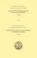 Pleadings ICJ, Legálnosť hrozby alebo použitia jadrových zbraní - zväzok I - ICJ Pleadings, Legality of the Threat or Use of Nuclear Weapons - Volume I