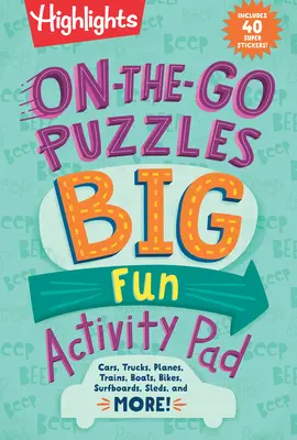 Veľké zábavné puzzle na cestách - On-The-Go Puzzles Big Fun Activity Pad
