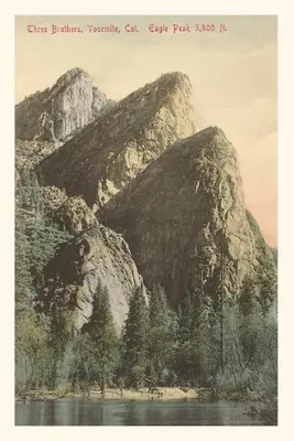 Vintage Journal Traja bratia, Yosemity - The Vintage Journal Three Brothers, Yosemite