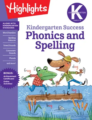 Zábavný pracovný zošit pre materskú školu Fonetika a pravopis - Kindergarten Phonics and Spelling Learning Fun Workbook