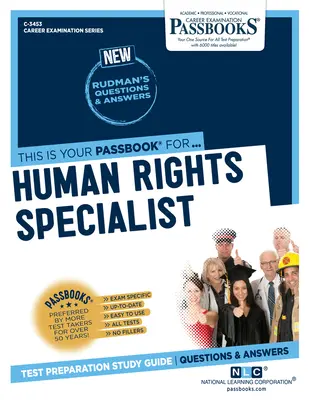 Odborník na ľudské práva (C-3453): Študijná príručka k preukazom zväzok 3453 - Human Rights Specialist (C-3453): Passbooks Study Guidevolume 3453