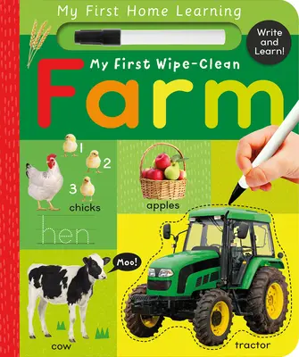 Moja prvá farma na stieranie: Píšte a učte sa! - My First Wipe-Clean Farm: Write and Learn!