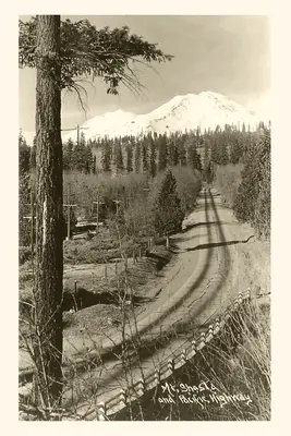 Vintage Journal Hora Shasta a pacifická diaľnica - Vintage Journal Mt. Shasta and Pacific Highway