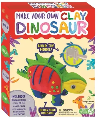 Vyrob si vlastného dinosaura z hliny: Súbor remeselných krabíc pre deti - Make Your Own Clay Dinosaur: Craft Box Set for Kids