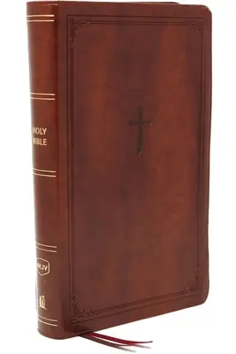 Nkjv, Referenčná Biblia, veľká tlač, kožená mäkká, hnedá, vydanie s červenými písmenami, pohodlná tlač: Svätá Biblia, Nová verzia kráľa Jakuba - Nkjv, Reference Bible, Personal Size Large Print, Leathersoft, Brown, Red Letter Edition, Comfort Print: Holy Bible, New King James Version