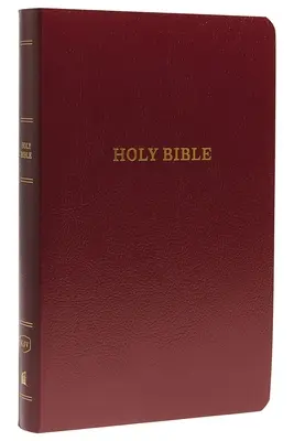 KJV, darčeková a ocenená Biblia, imitácia kože, bordová farba, vydanie s červenými písmenami - KJV, Gift and Award Bible, Imitation Leather, Burgundy, Red Letter Edition