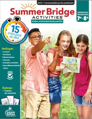 Letné premostenie Aktivity v španielčine 7 - 8, ročníky 7 - 8 - Summer Bridge Activities Spanish 7-8, Grades 7 - 8