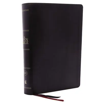 KJV, otvorená Biblia, koženka, čierna, edícia s červenými písmenami, pohodlná tlač: Kompletný referenčný systém - The Kjv, Open Bible, Leathersoft, Black, Red Letter Edition, Comfort Print: Complete Reference System