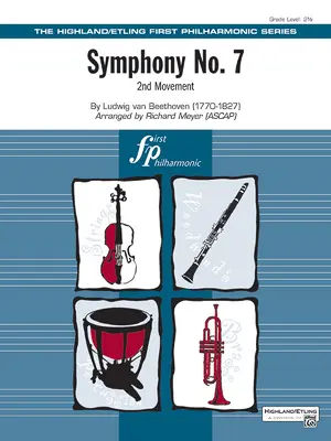Symfónia č. 7: 2. časť, partitúra a diely pre dirigenta - Symphony No. 7: 2nd Movement, Conductor Score & Parts