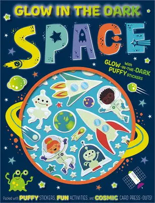 Kniha aktivít Svietenie v tme vo vesmíre - Glow in the Dark Space Activity Book