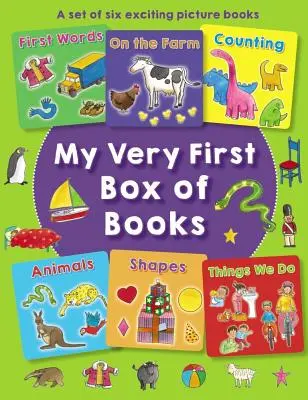 Moja prvá škatuľa kníh: Súbor šiestich vzrušujúcich obrázkových kníh - My Very First Box of Books: A Set of Six Exciting Picture Books