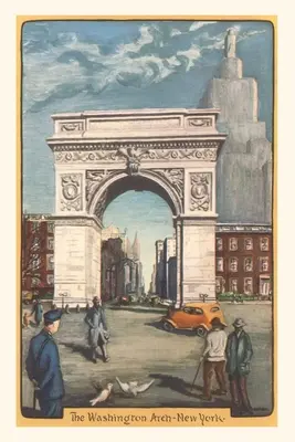 Vintage Journal Washingtonov oblúk, New York - Vintage Journal Washington Arch, New York City