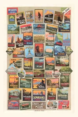 Vintage Journal Zborník cestovných plagátov - Vintage Journal Compendium of Travel Posters