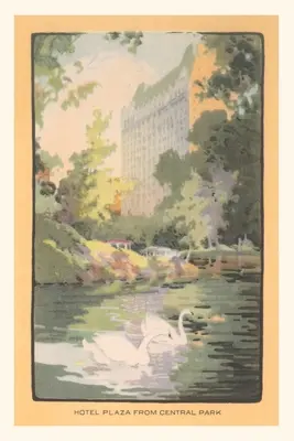 Vintage Journal Hotel Plaza z Central Parku - Vintage Journal Hotel Plaza from Central Park