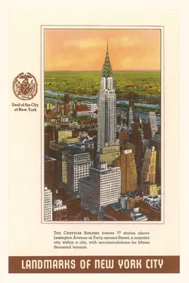 Vintage Journal Pamätné miesta New Yorku, Chrysler Building - Vintage Journal Landmarks of New York City, Chrysler Building