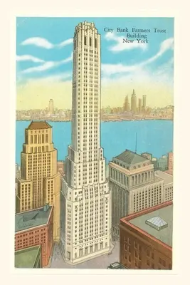 Vintage Journal Mestská banka, Farmers Trust, New York City - Vintage Journal City Bank, Farmers Trust, New York City