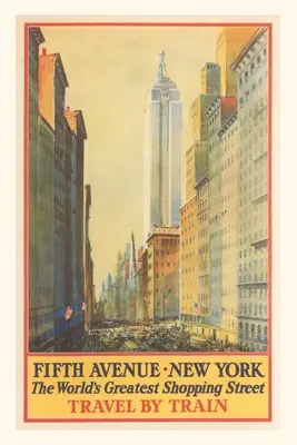 Vintage Journal Cestovný plagát pre New York - Vintage Journal Travel Poster for New York