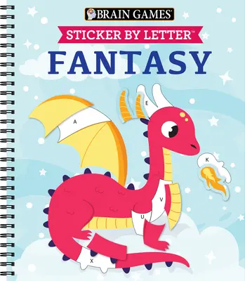 Hry na mozog - Nálepka podľa písmena: Fantázia - Brain Games - Sticker by Letter: Fantasy