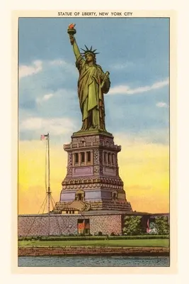 Vintage Journal Socha slobody, New York - Vintage Journal Statue of Liberty, New York City