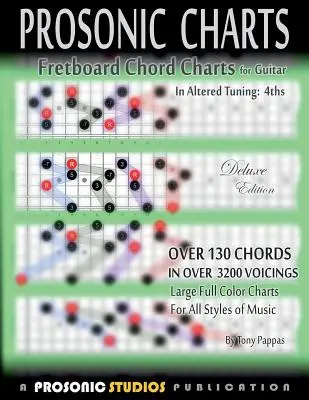 Akordové tabuľky pre gitaru - v zmenenom ladení: 4. - Fretboard Chord Charts for Guitar - In Altered Tuning: 4ths