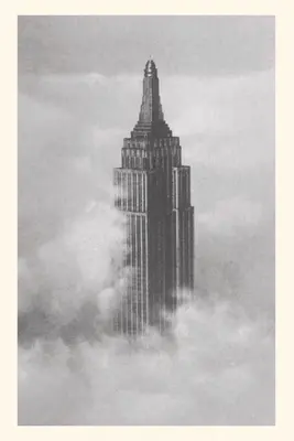 Vintage Journal Empire State Building v oblakoch - Vintage Journal Empire State Building in the Clouds