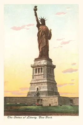 Vintage Journal Socha slobody, New York - Vintage Journal Statue of Liberty, New York City