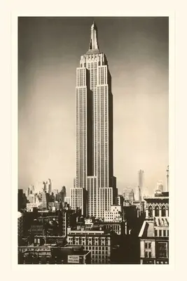 Vintage Journal Empire State Building, New York - Vintage Journal Empire State Building, New York City
