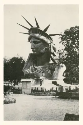 Vintage Journal Hlava sochy slobody, New York - Vintage Journal Statue of Liberty Head, New York