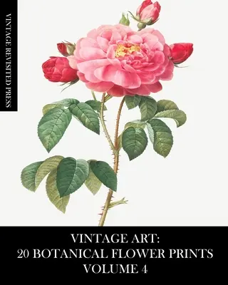 Vintage Art: 20 botanických kvetinových tlačí 4. diel: Efeméry na zarámovanie, koláž, dekupáž a časopisy - Vintage Art: 20 Botanical Flower Prints Volume 4: Ephemera for Framing, Collage, Decoupage and Junk Journals